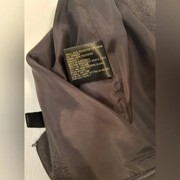 Worthington: Women’s gray knee length skirt, size 14, New - Picture 6 of 8